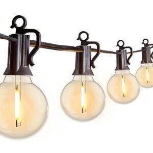 NIB Outdoor String Lights 25 Feet Globe LED Patio Lights